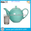 porcelain green wholesale high quality infusion tea pot